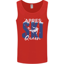 Apres Ski Queen Skiing Winter Sports Mens Vest Tank Top Red