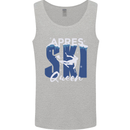 Apres Ski Queen Skiing Winter Sports Mens Vest Tank Top Sports Grey