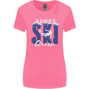 Apres Ski Queen Skiing Winter Sports Womens Wider Cut T-Shirt Azalea