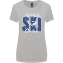 Apres Ski Queen Skiing Winter Sports Womens Wider Cut T-Shirt Sports Grey