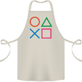 Arcade Game Console Buttons Gaming Gamer Cotton Apron 100% Organic Natural