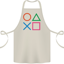 Arcade Game Console Buttons Gaming Gamer Cotton Apron 100% Organic Natural