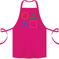 Arcade Game Console Buttons Gaming Gamer Cotton Apron 100% Organic Pink