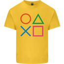 Arcade Game Console Buttons Gaming Gamer Kids T-Shirt Childrens Yellow