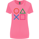 Arcade Game Console Buttons Gaming Gamer Womens Wider Cut T-Shirt Azalea