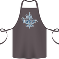 Archery I Love a Good Thwack in the Morning Cotton Apron 100% Organic Dark Grey