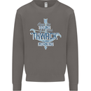 Archery I Love a Good Thwack in the Morning Mens Sweatshirt Jumper Charcoal