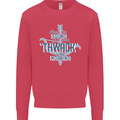Archery I Love a Good Thwack in the Morning Mens Sweatshirt Jumper Heliconia