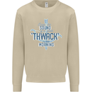 Archery I Love a Good Thwack in the Morning Mens Sweatshirt Jumper Sand