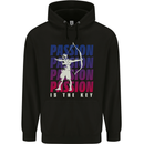 Archery Passion Is the Key Archer Mens Hoodie Black
