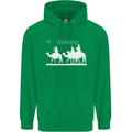 Are We Nearly there Yet? Funny Christmas Childrens Kids Hoodie Irish Green