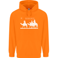 Are We Nearly there Yet? Funny Christmas Childrens Kids Hoodie Orange