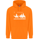 Are We Nearly there Yet? Funny Christmas Childrens Kids Hoodie Orange
