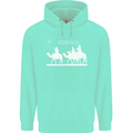 Are We Nearly there Yet? Funny Christmas Childrens Kids Hoodie Peppermint