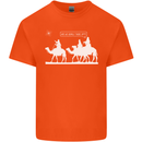 Are We Nearly there Yet? Funny Christmas Kids T-Shirt Childrens Orange