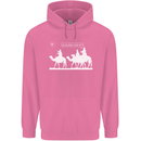 Are We Nearly there Yet? Funny Christmas Mens 80% Cotton Hoodie Azelea
