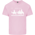 Are We Nearly there Yet? Funny Christmas Mens Cotton T-Shirt Tee Top Light Pink