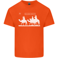 Are We Nearly there Yet? Funny Christmas Mens Cotton T-Shirt Tee Top Orange