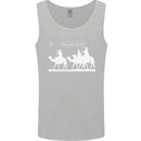 Are We Nearly there Yet? Funny Christmas Mens Vest Tank Top Sports Grey
