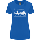 Are We Nearly there Yet? Funny Christmas Womens Wider Cut T-Shirt Royal Blue