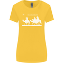 Are We Nearly there Yet? Funny Christmas Womens Wider Cut T-Shirt Yellow