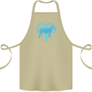 Aries Star Sign Cotton Apron 100% Organic Khaki