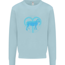 Aries Star Sign Kids Sweatshirt Jumper Light Blue