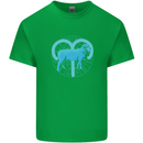Aries Star Sign Mens Cotton T-Shirt Tee Top Irish Green