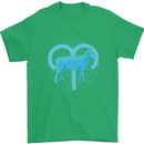 Aries Star Sign Mens T-Shirt 100% Cotton Irish Green
