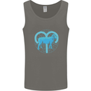 Aries Star Sign Mens Vest Tank Top Charcoal