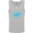 Aries Star Sign Mens Vest Tank Top Sports Grey