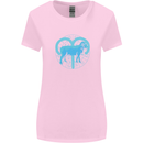 Aries Star Sign Womens Wider Cut T-Shirt Light Pink
