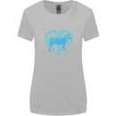 Aries Star Sign Womens Wider Cut T-Shirt Sports Grey