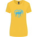 Aries Star Sign Womens Wider Cut T-Shirt Yellow