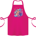 Artemis Greek Goddess of Wild Animals Cotton Apron 100% Organic Pink