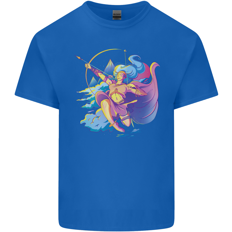 Artemis Greek Goddess of Wild Animals Kids T-Shirt Childrens Royal Blue