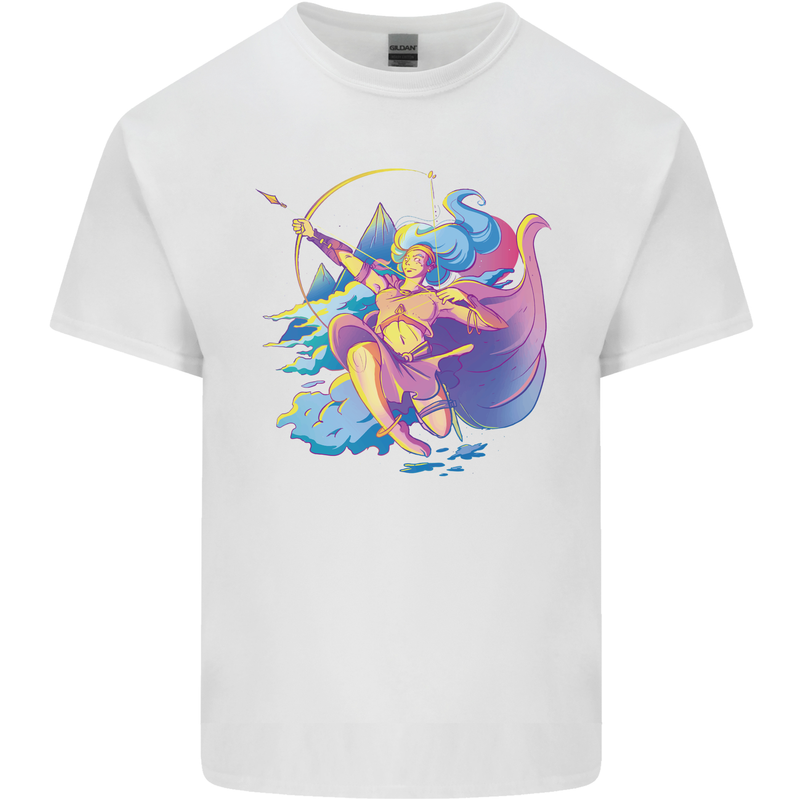 Artemis Greek Goddess of Wild Animals Kids T-Shirt Childrens White