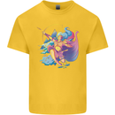Artemis Greek Goddess of Wild Animals Kids T-Shirt Childrens Yellow