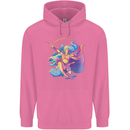 Artemis Greek Goddess of Wild Animals Mens 80% Cotton Hoodie Azelea