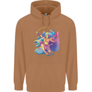 Artemis Greek Goddess of Wild Animals Mens 80% Cotton Hoodie Caramel Latte