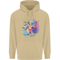 Artemis Greek Goddess of Wild Animals Mens 80% Cotton Hoodie Sand