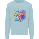 Artemis Greek Goddess of Wild Animals Mens Sweatshirt Jumper Light Blue