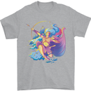 Artemis Greek Goddess of Wild Animals Mens T-Shirt Cotton Gildan Sports Grey