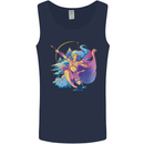 Artemis Greek Goddess of Wild Animals Mens Vest Tank Top Navy Blue