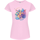 Artemis Greek Goddess of Wild Animals Womens Petite Cut T-Shirt Light Pink