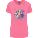 Artemis Greek Goddess of Wild Animals Womens Wider Cut T-Shirt Azalea