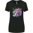 Artemis Greek Goddess of Wild Animals Womens Wider Cut T-Shirt Black