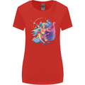 Artemis Greek Goddess of Wild Animals Womens Wider Cut T-Shirt Red