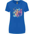 Artemis Greek Goddess of Wild Animals Womens Wider Cut T-Shirt Royal Blue
