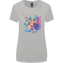 Artemis Greek Goddess of Wild Animals Womens Wider Cut T-Shirt Sports Grey